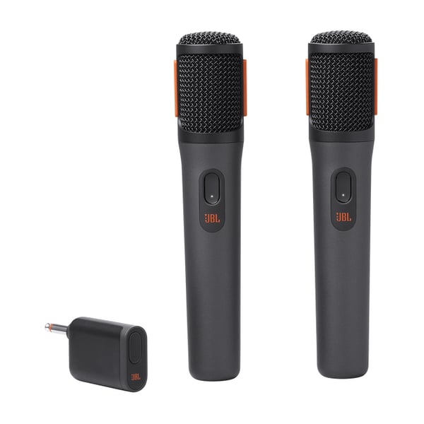 2 × jbl partybox trådlösa handhållna mikrofoner