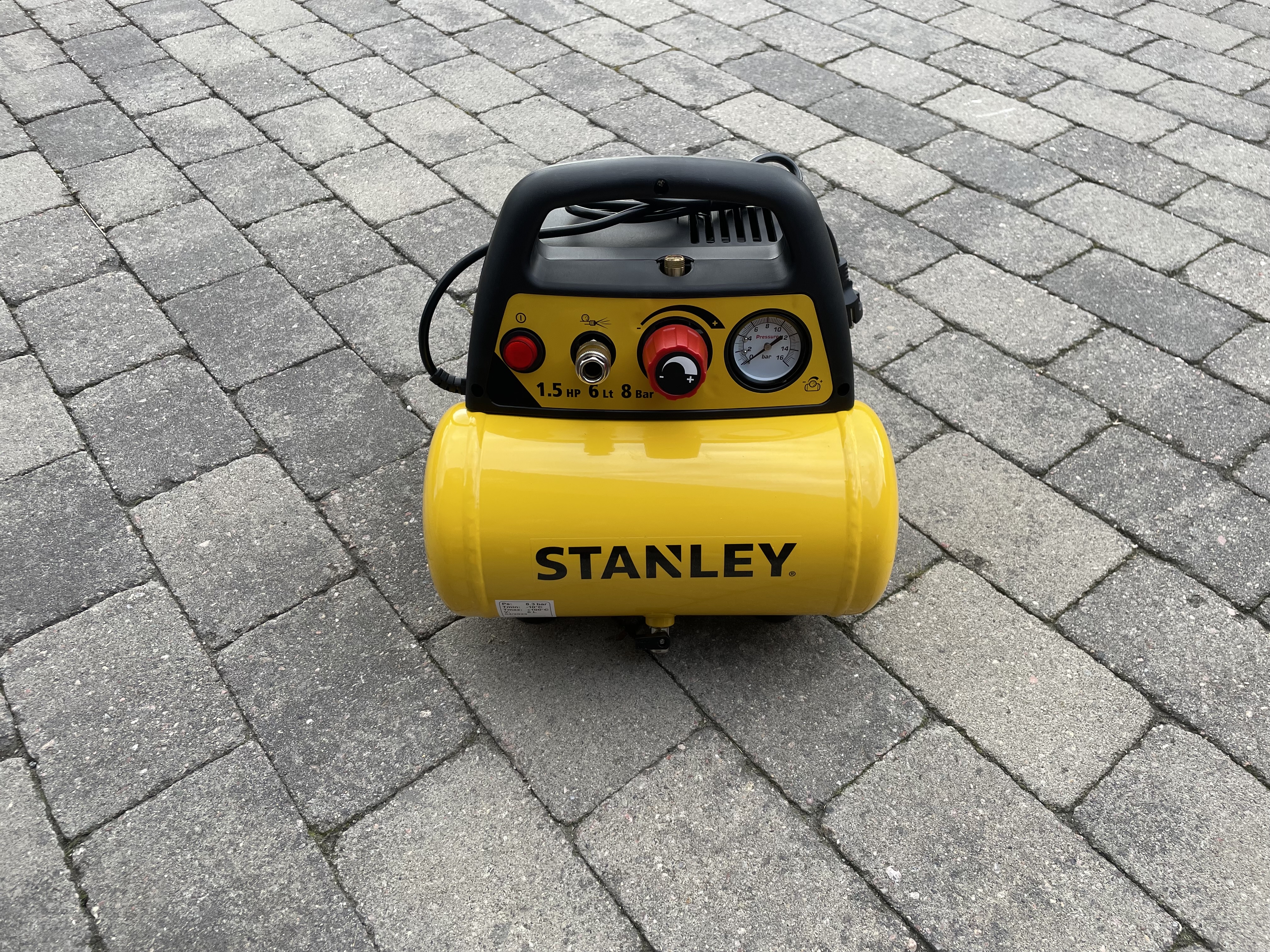 Stanley oljefri kompressor, dn 200, 8 bar  