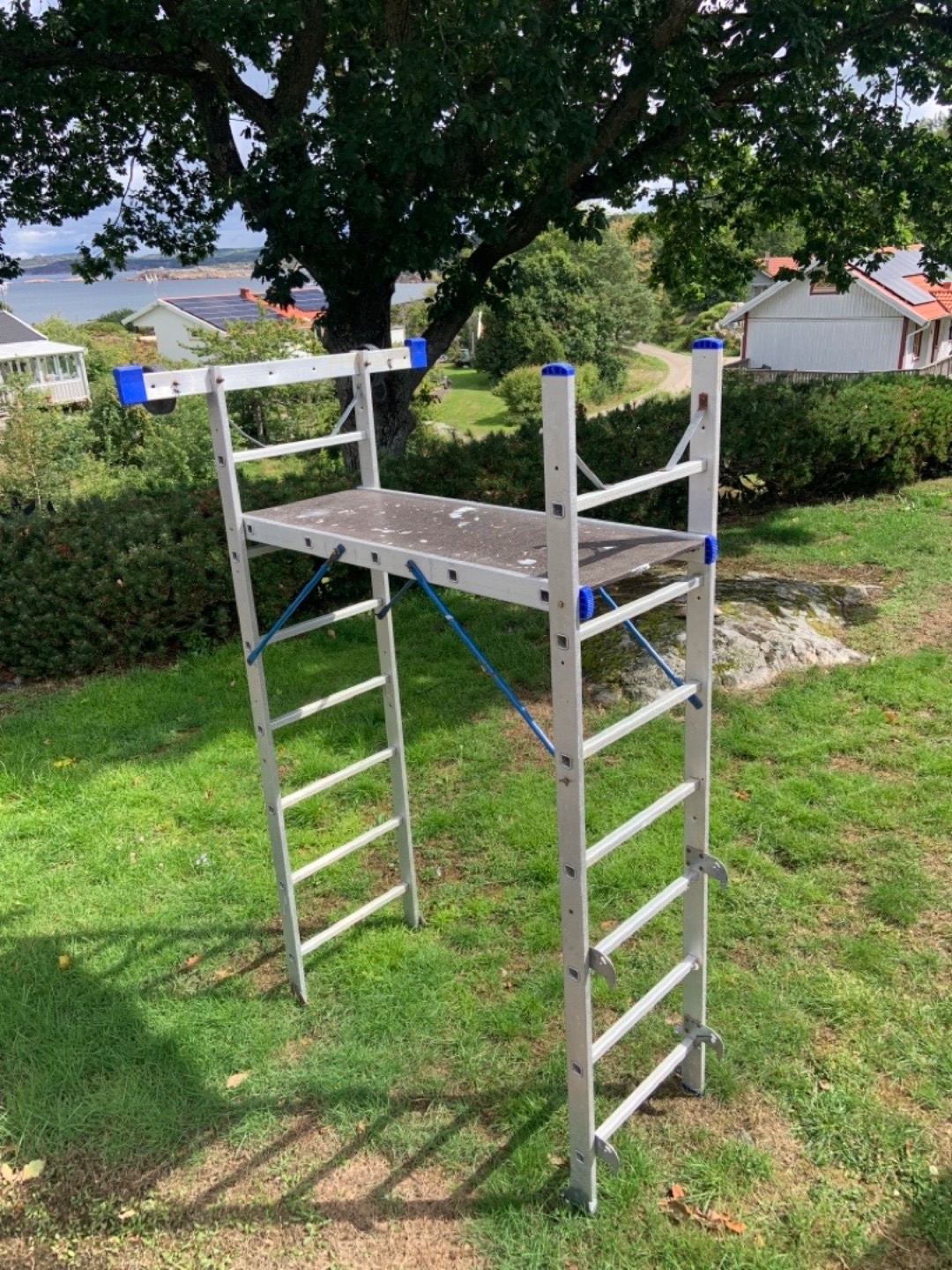 Målarställning enkel och stege