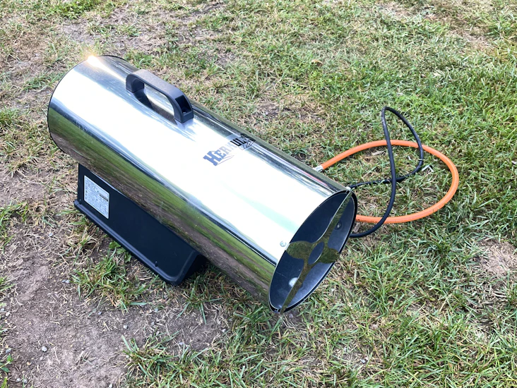 Gasolvärmare ”kanon”