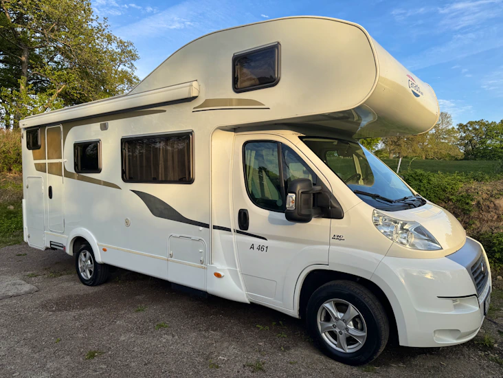 Carado a461 / fiat 6 bältade platser, 6 sovplatser