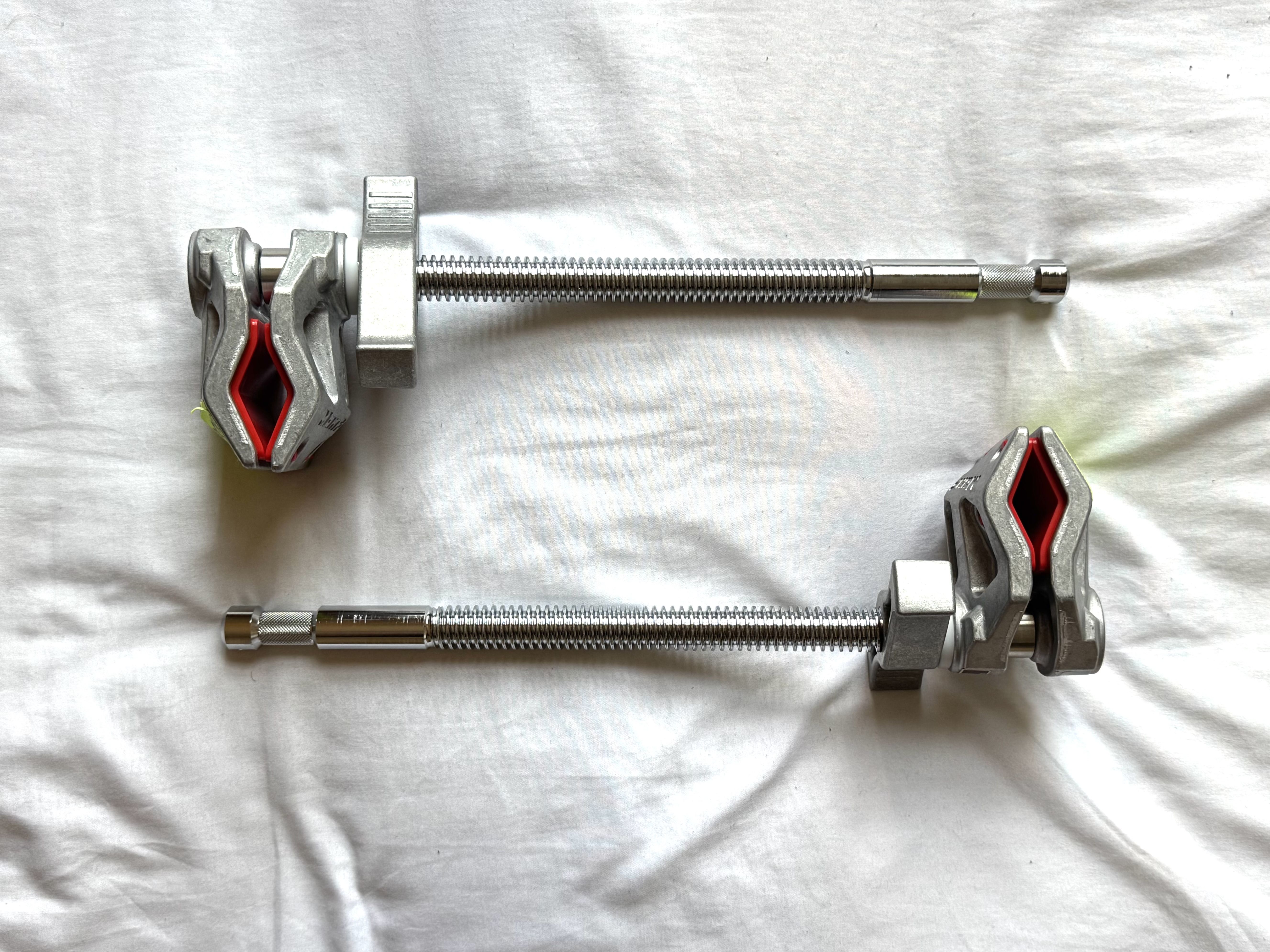 2x manfrotto 6” end jaw cardellini