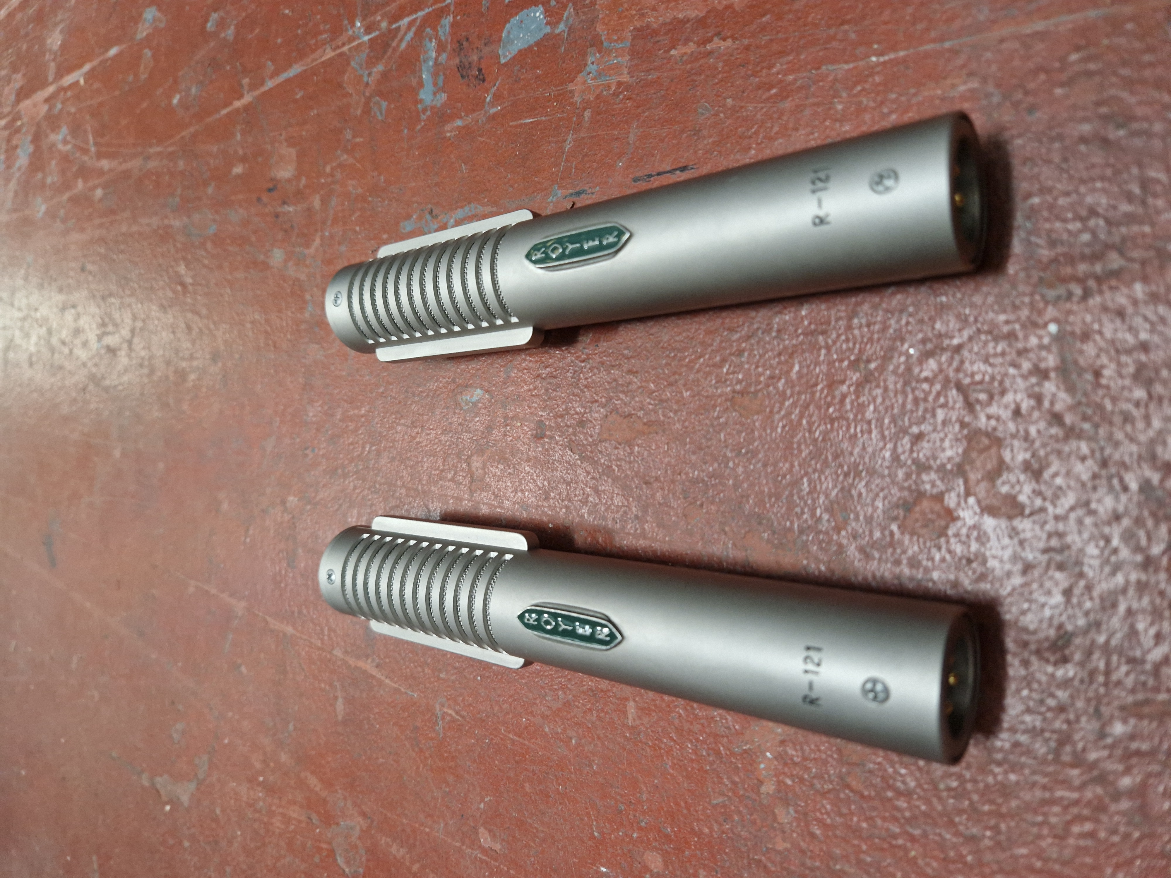 Pair of royer r121 ribbon microphones (matched pair)