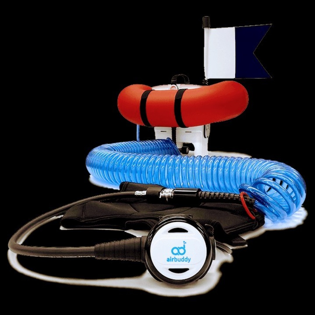 Airbuddy (hookah) luftsystem för 2 dykare