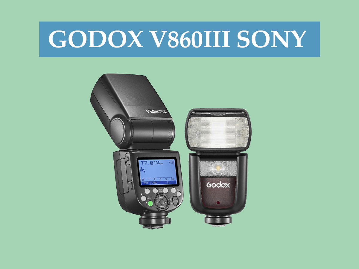 Godox v860 s iii flash for sony cameras