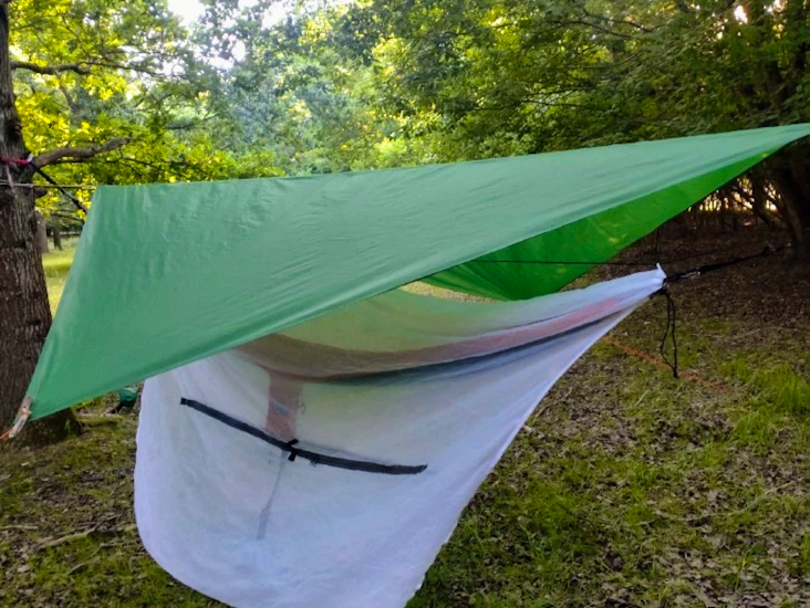 Myggnät till hängmatta