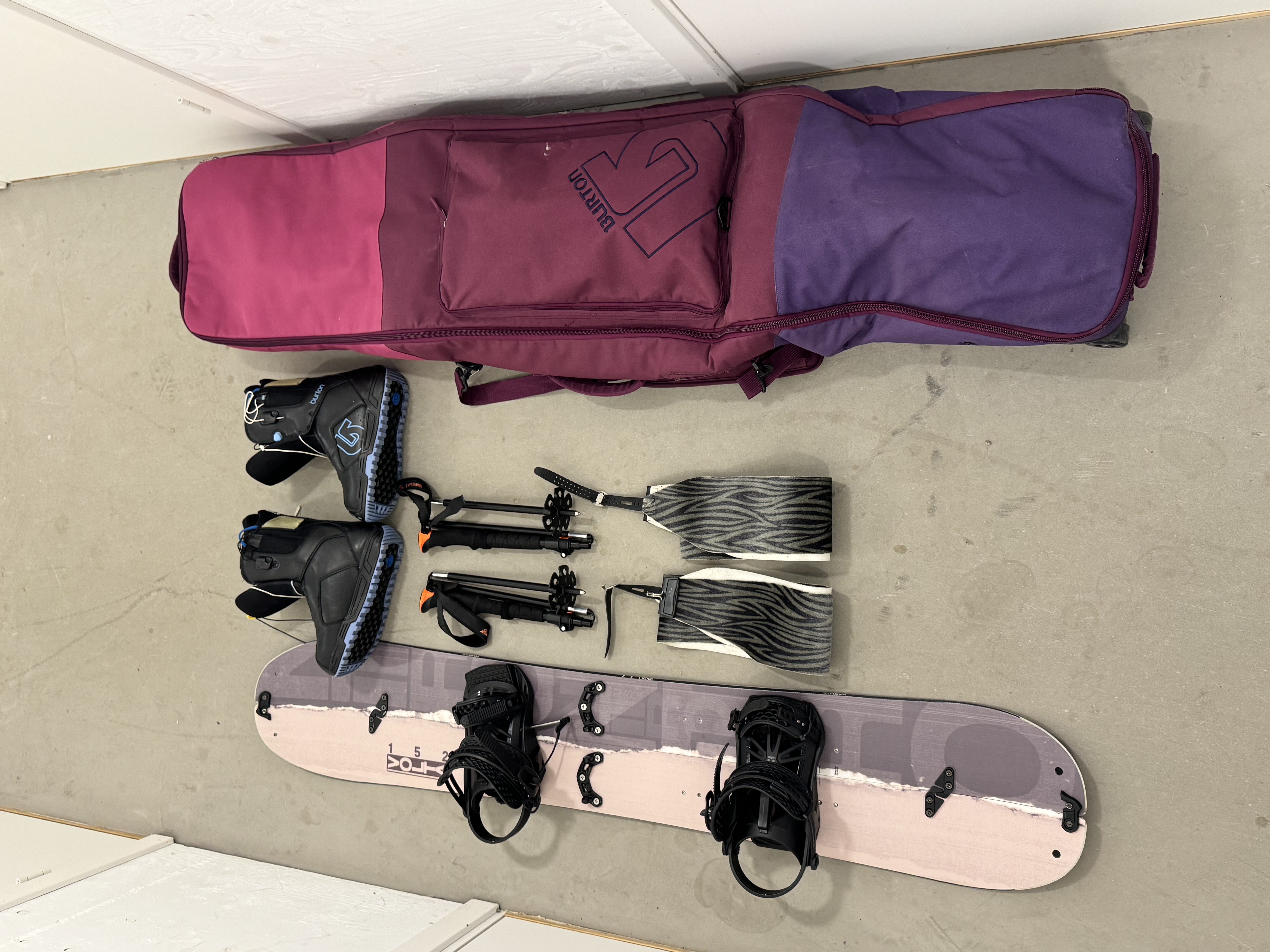 Splitboard/topptur pakke (58-72 kg)