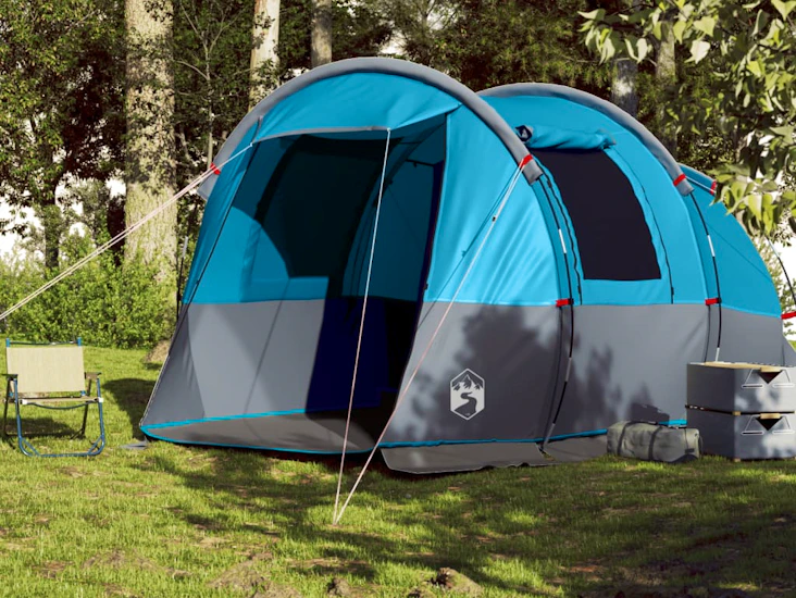 Campingtält tunnel 4 personer med vestibul familjetält