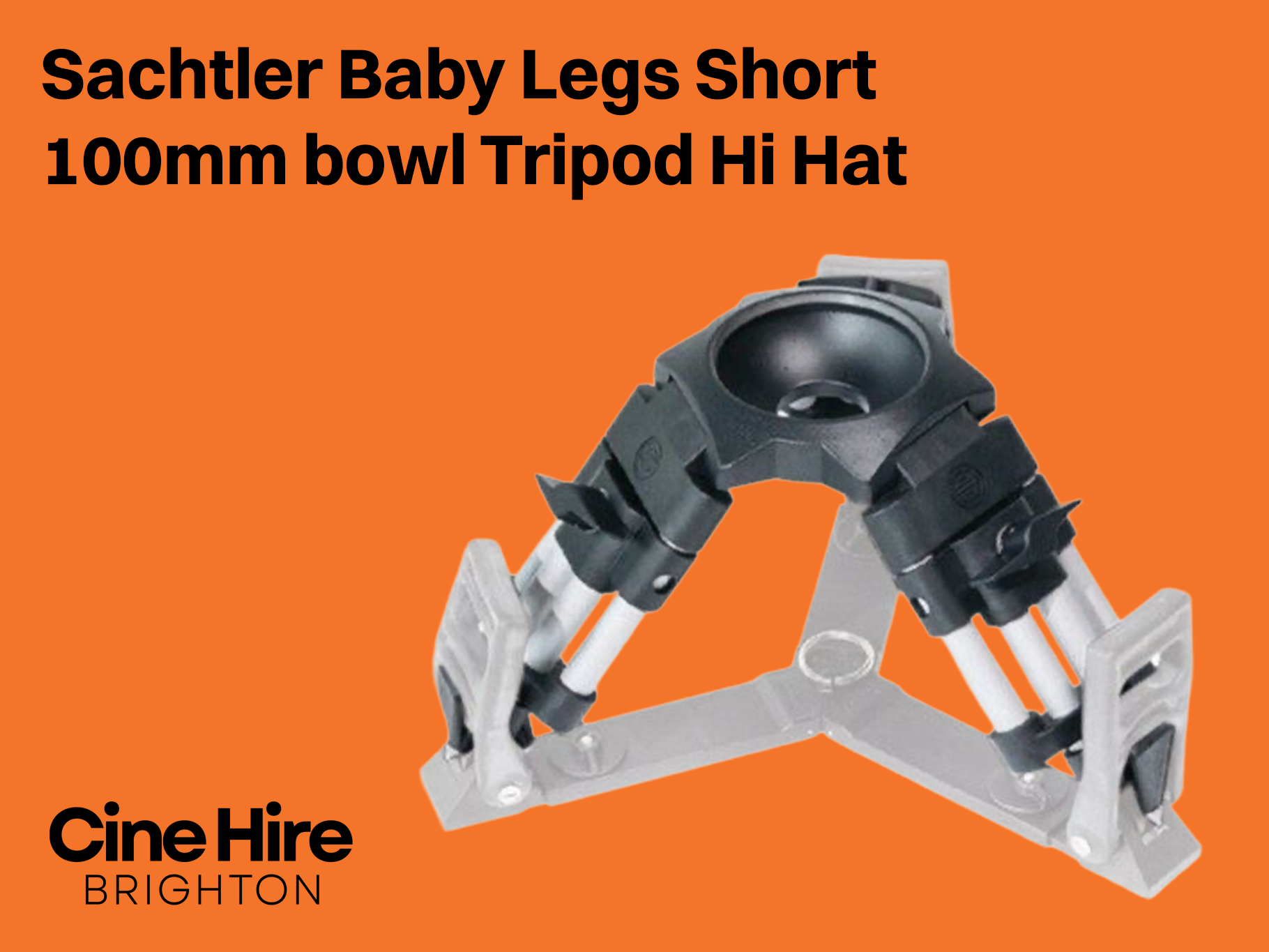 Sachtler baby legs short 100mm bowl tripod hi hat