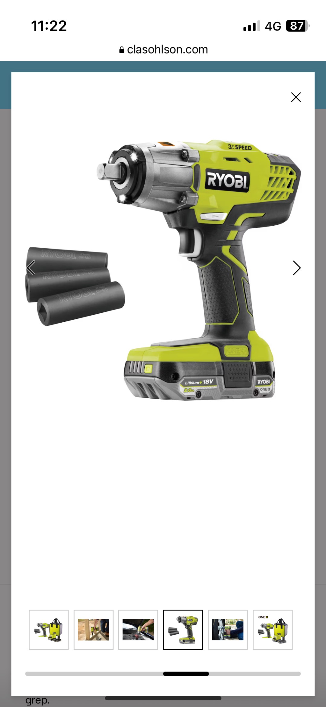 Muttertrekker ryobi