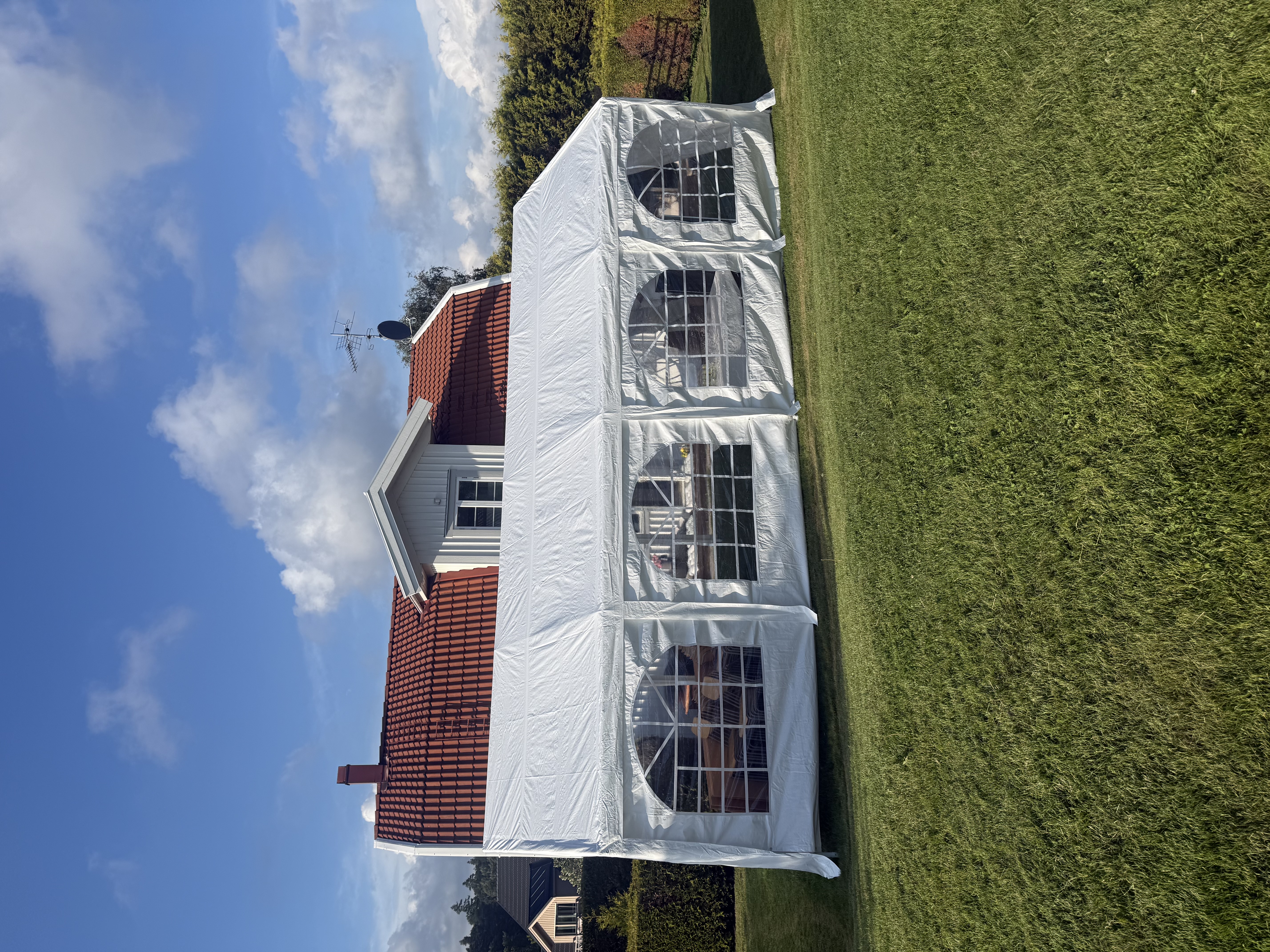Partytält 4x8m