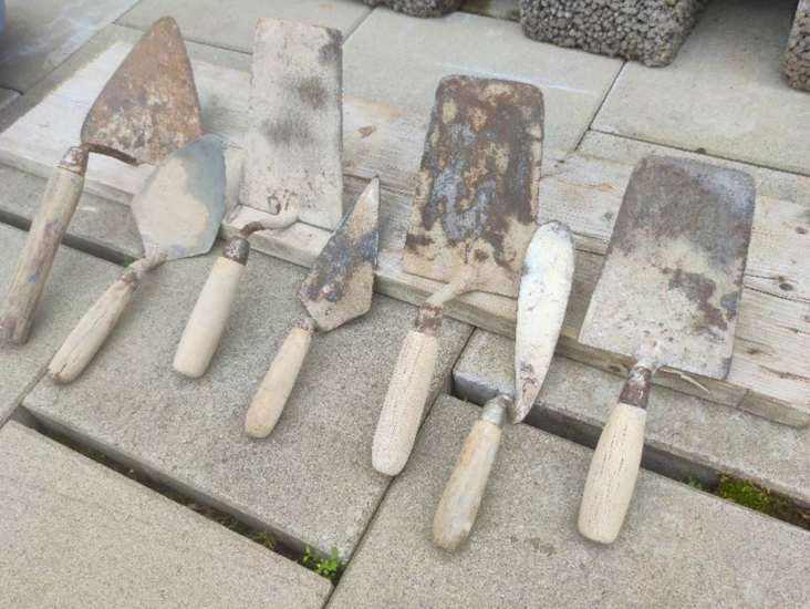 Allehanda puts och murverktyg, visp, borste