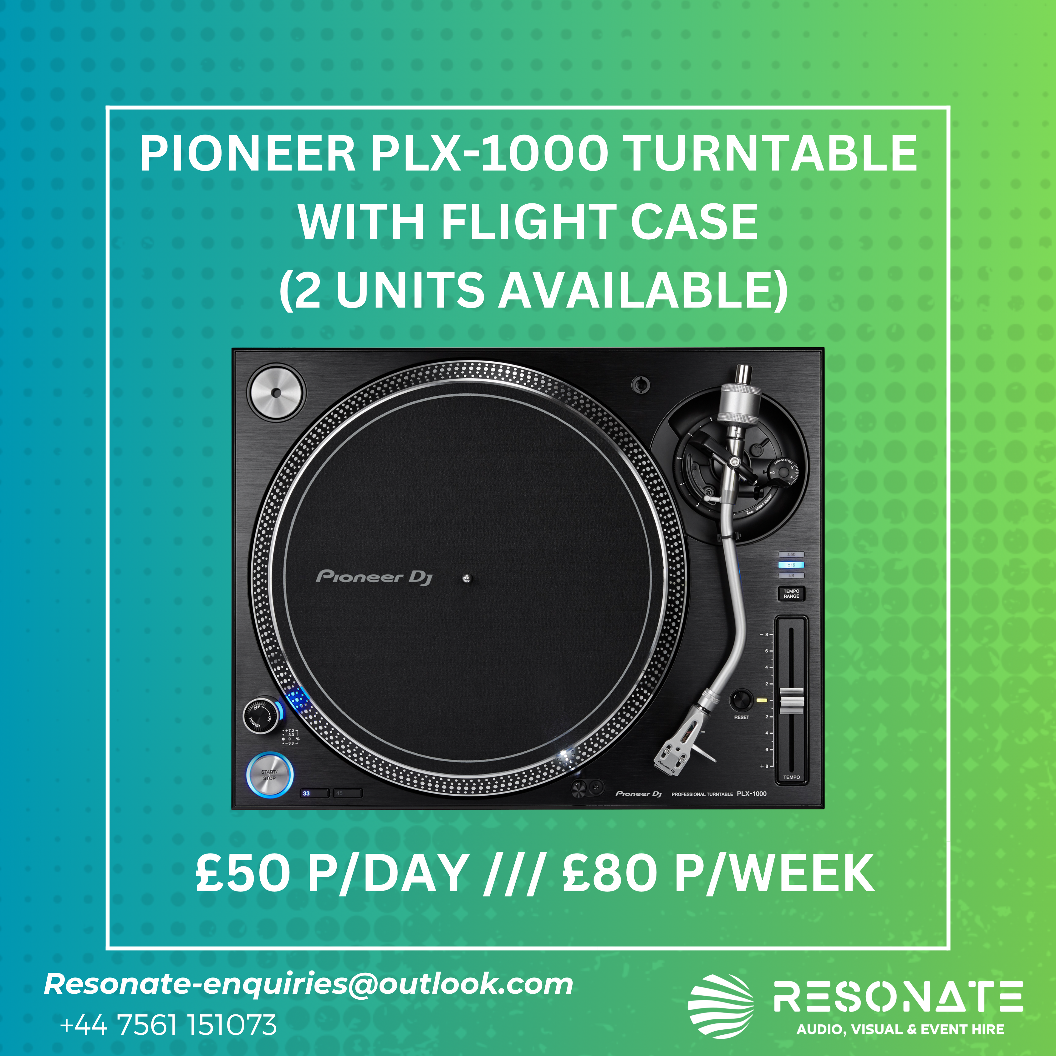 Pioneer plx 1000 turntable 