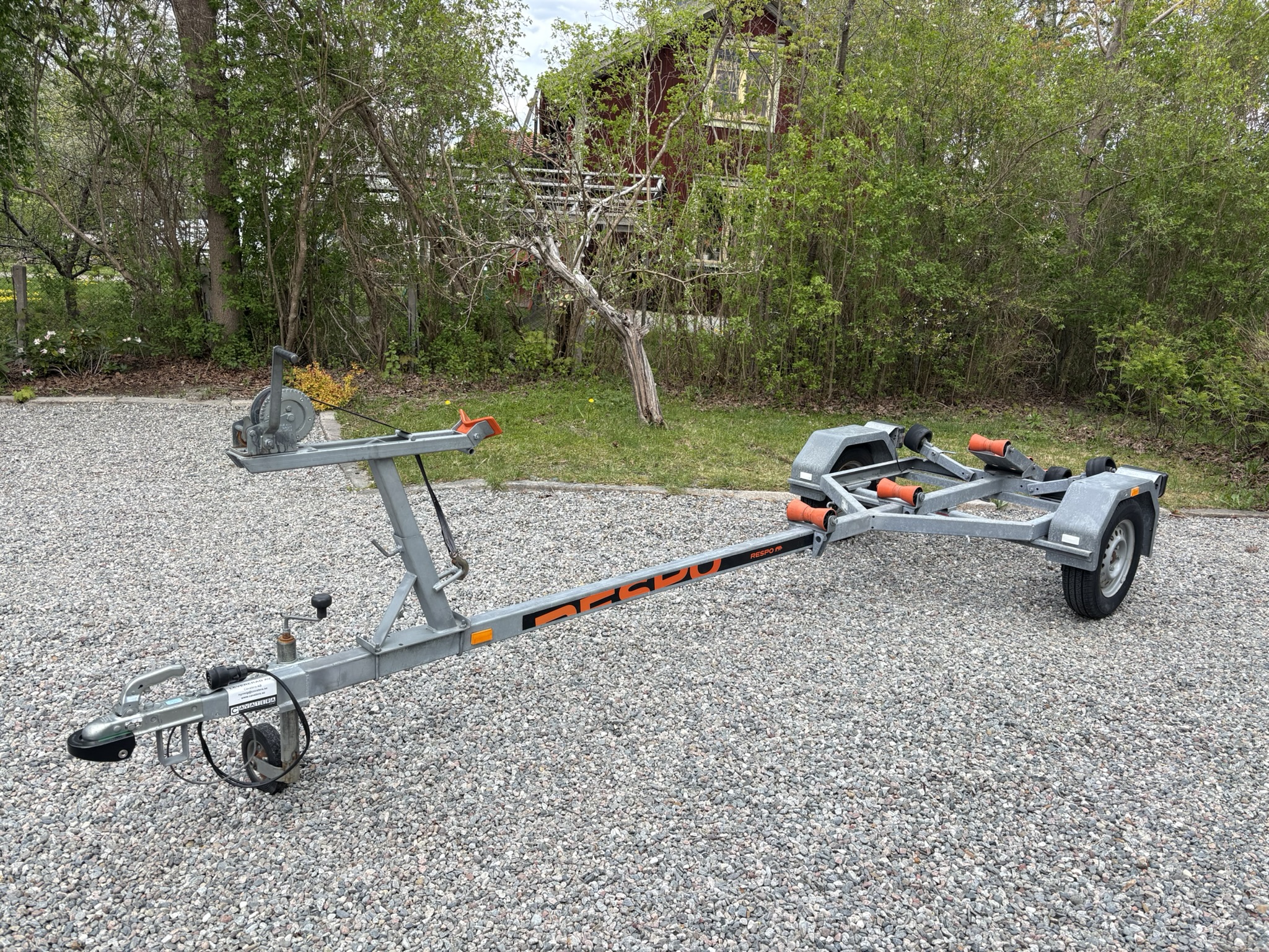 Obromsad 80-trailer - 540kg - 5m