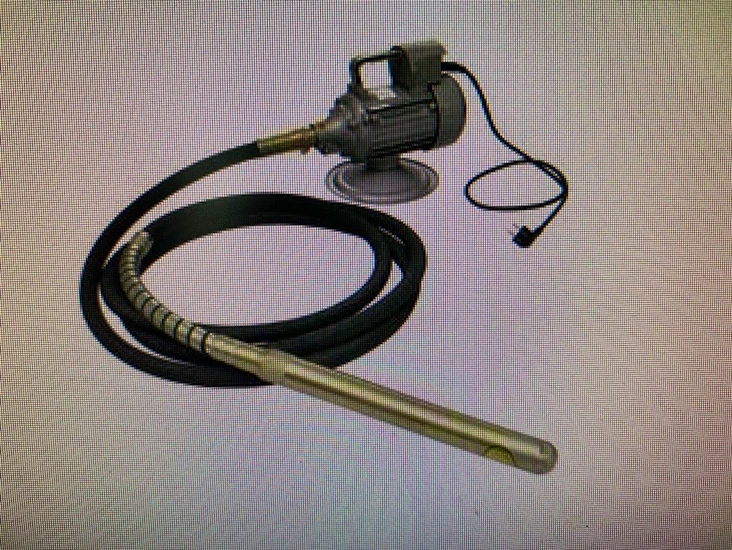 Betongvibrator (6m slange) leies ut