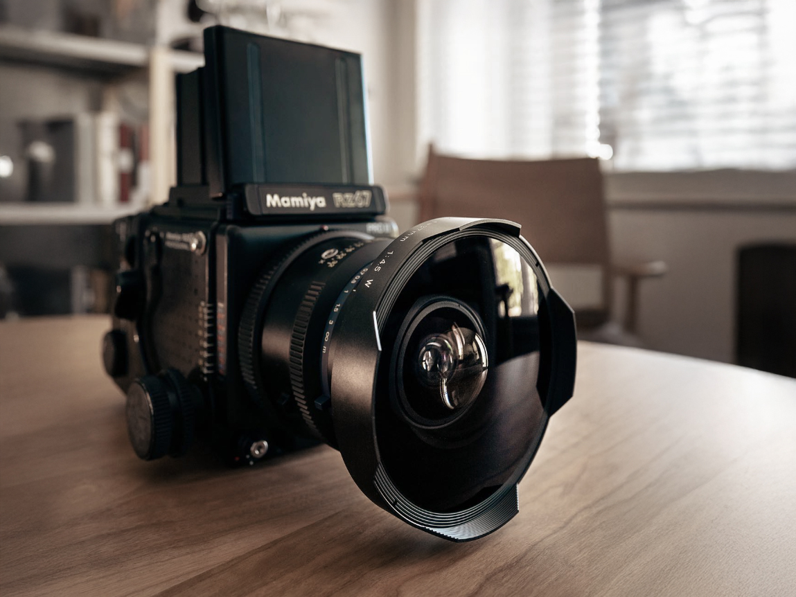 Mamiya rz pro ii + 37mm fisheye lens