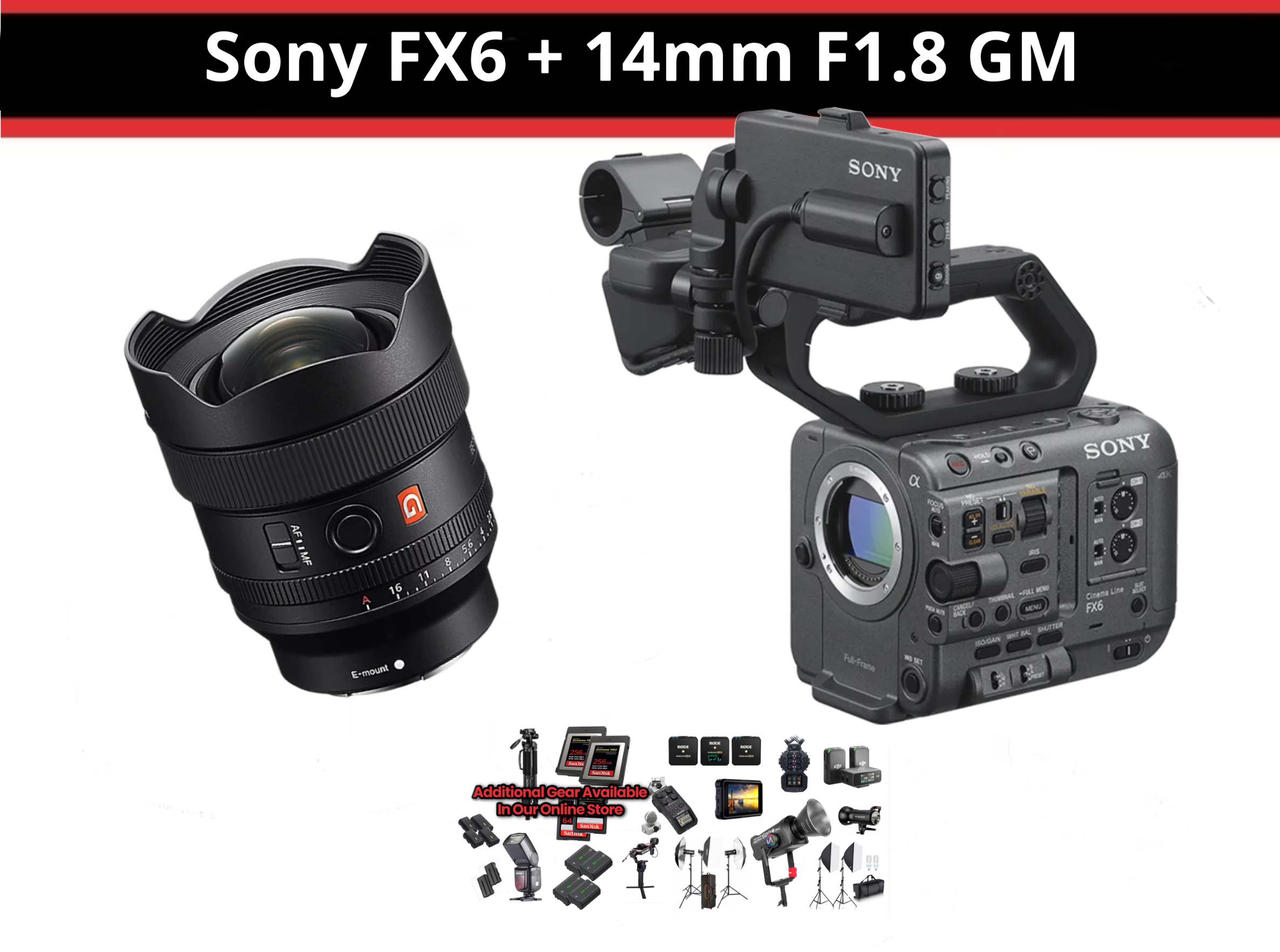 Sony fx6 + 14mm f1.8 gm