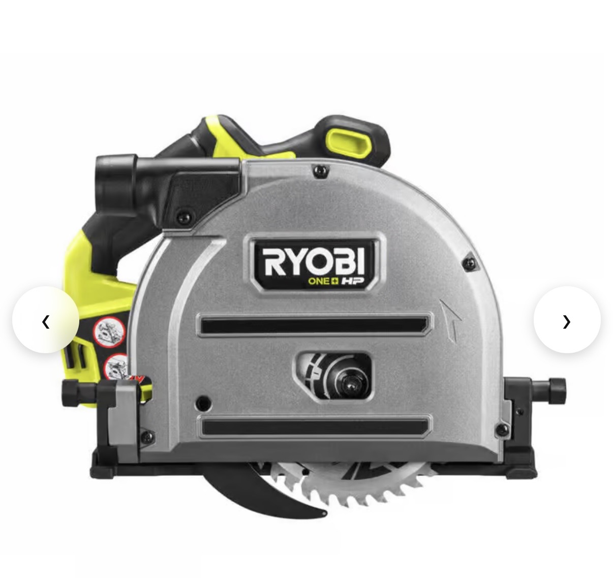 Ryobi one+ hp dykksag m/styreskinner – inkl. batteri og lader