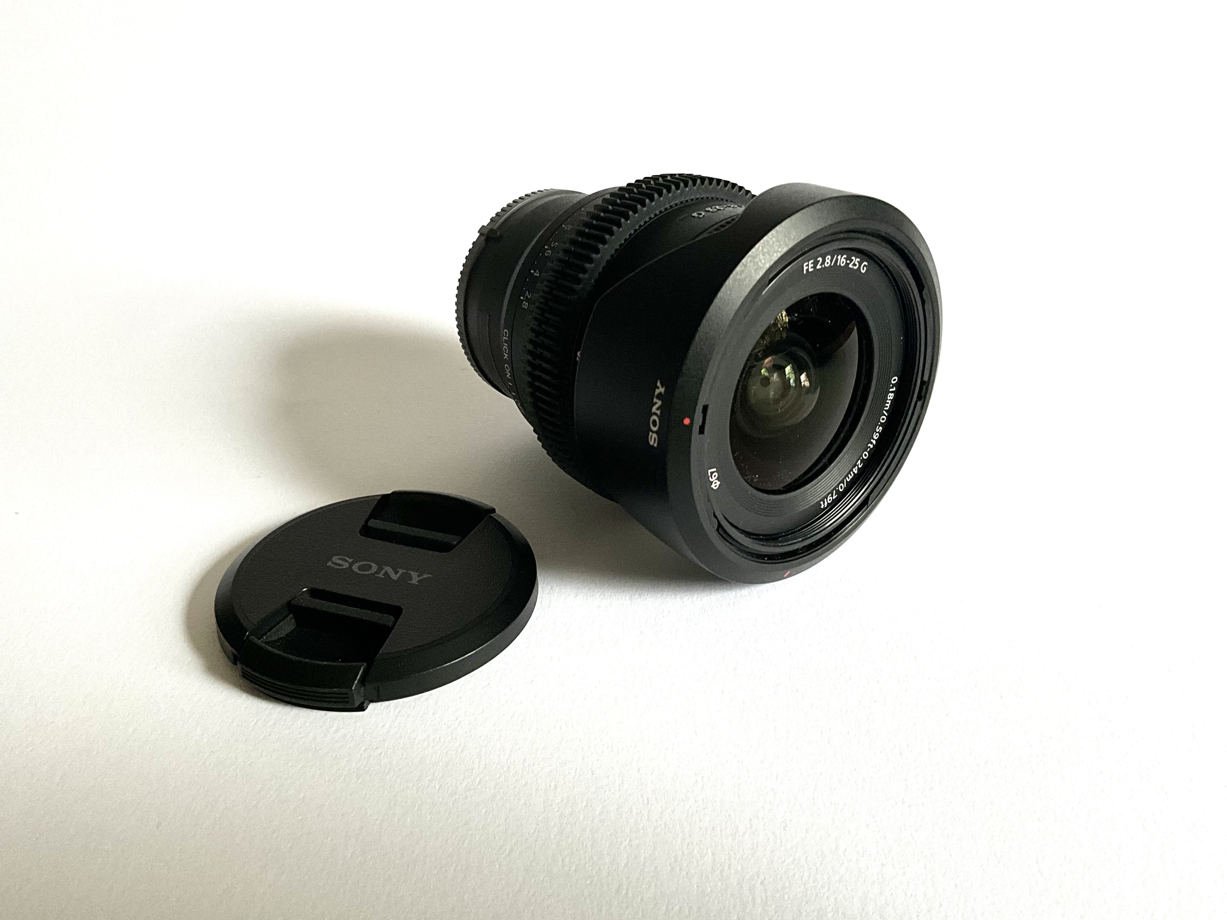 Sony g 16-25mm f2.8 lens