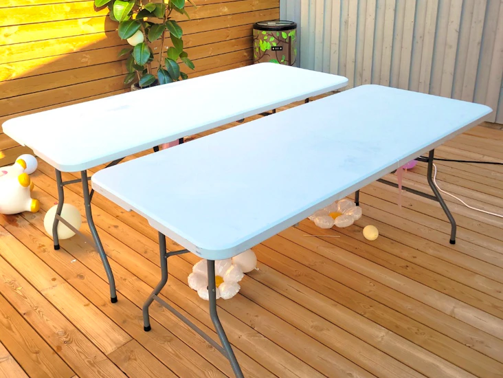 Hopfällbara bord 180x76x74 cm