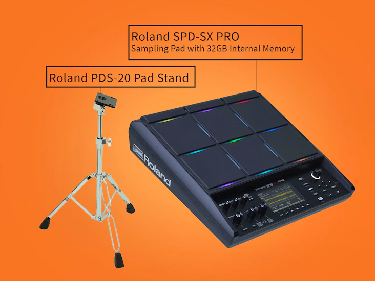 Roland spd-sx pro sampling pad - drum machine