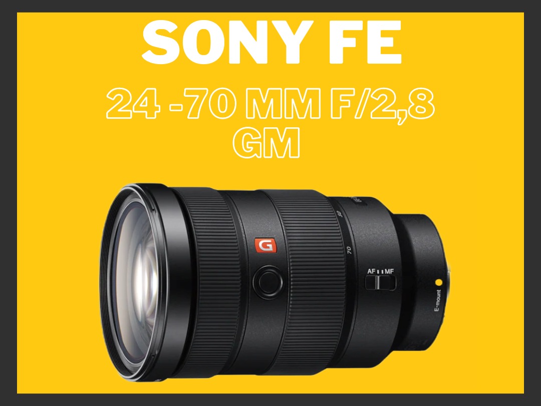 Sony fe 24-70 f/2,8 gm - objektiv 
