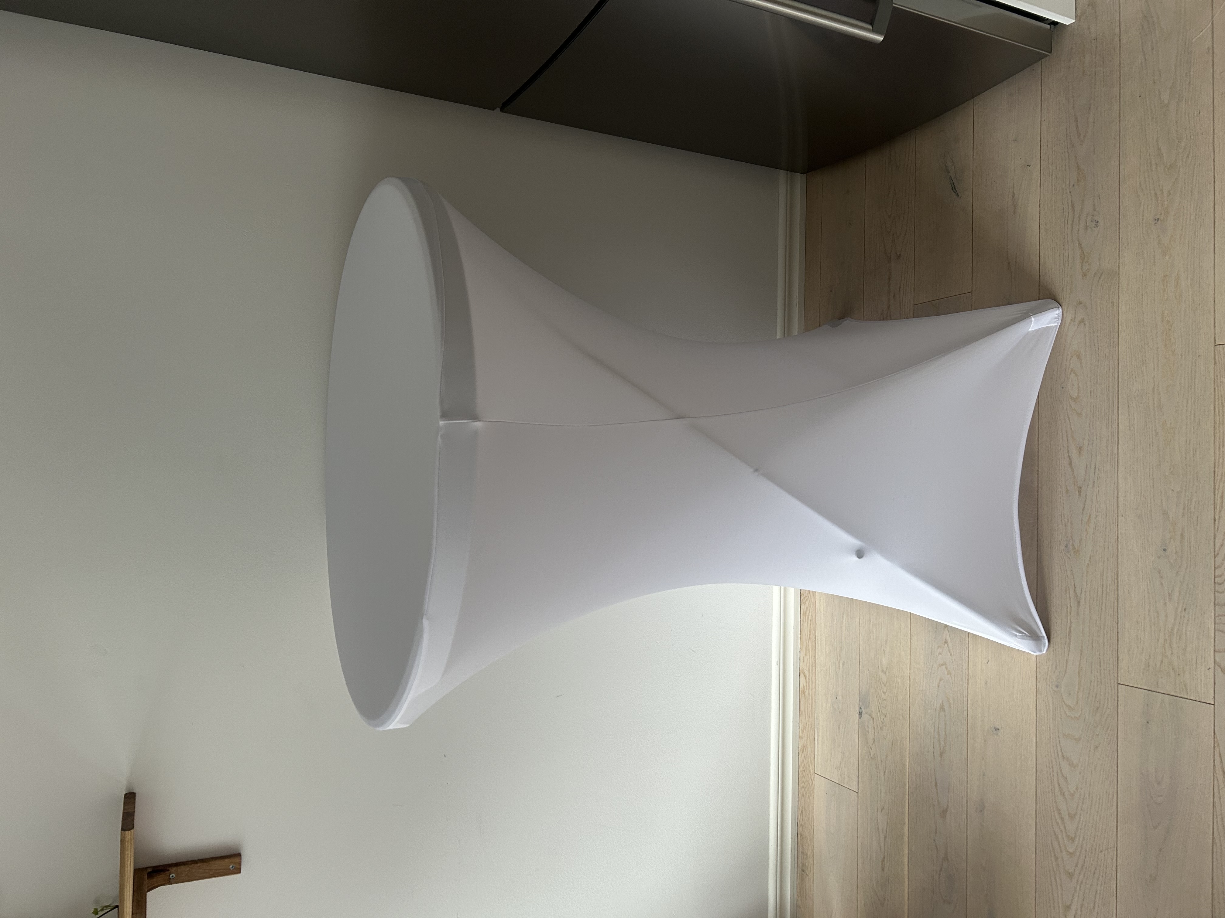 3 st ståbord/barbord med överdrag 