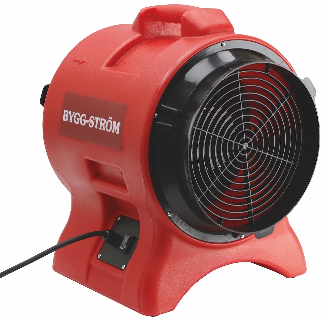 Kraftig ventilasjonsvifte med slange