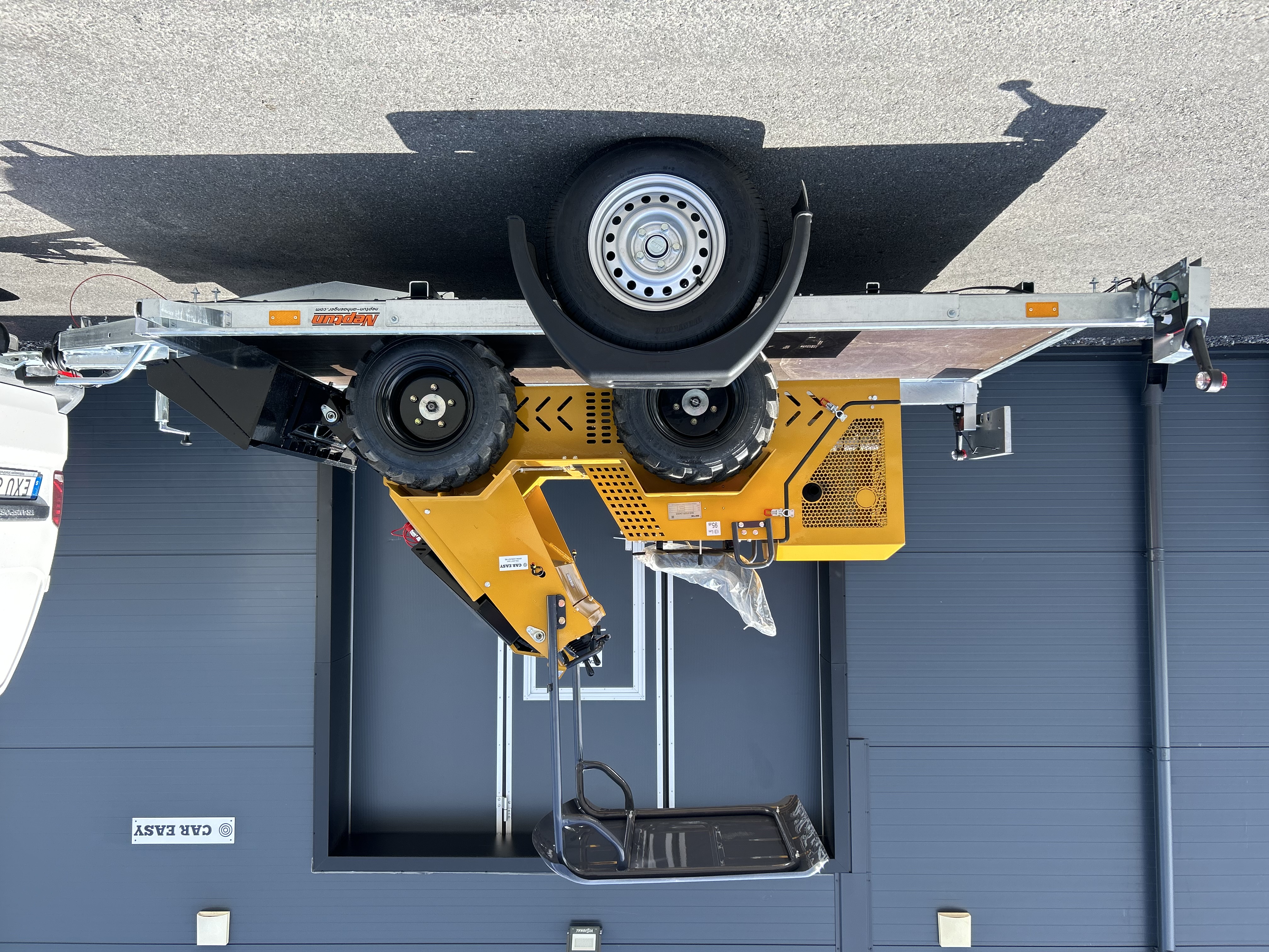 Multitrailer totalvikt 1350kg last 1000kg atv släp för mopedbil utv
