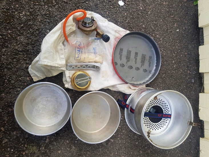 Trangiakök large 2-4p, sprit- & gasbrännare