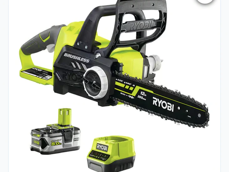 Ryobi batteridrevet 18v kjedesag