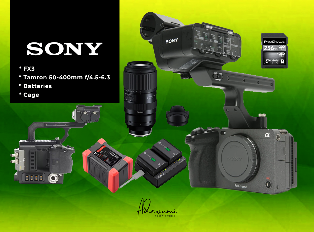 Sony fx3 with accessories bundle deal