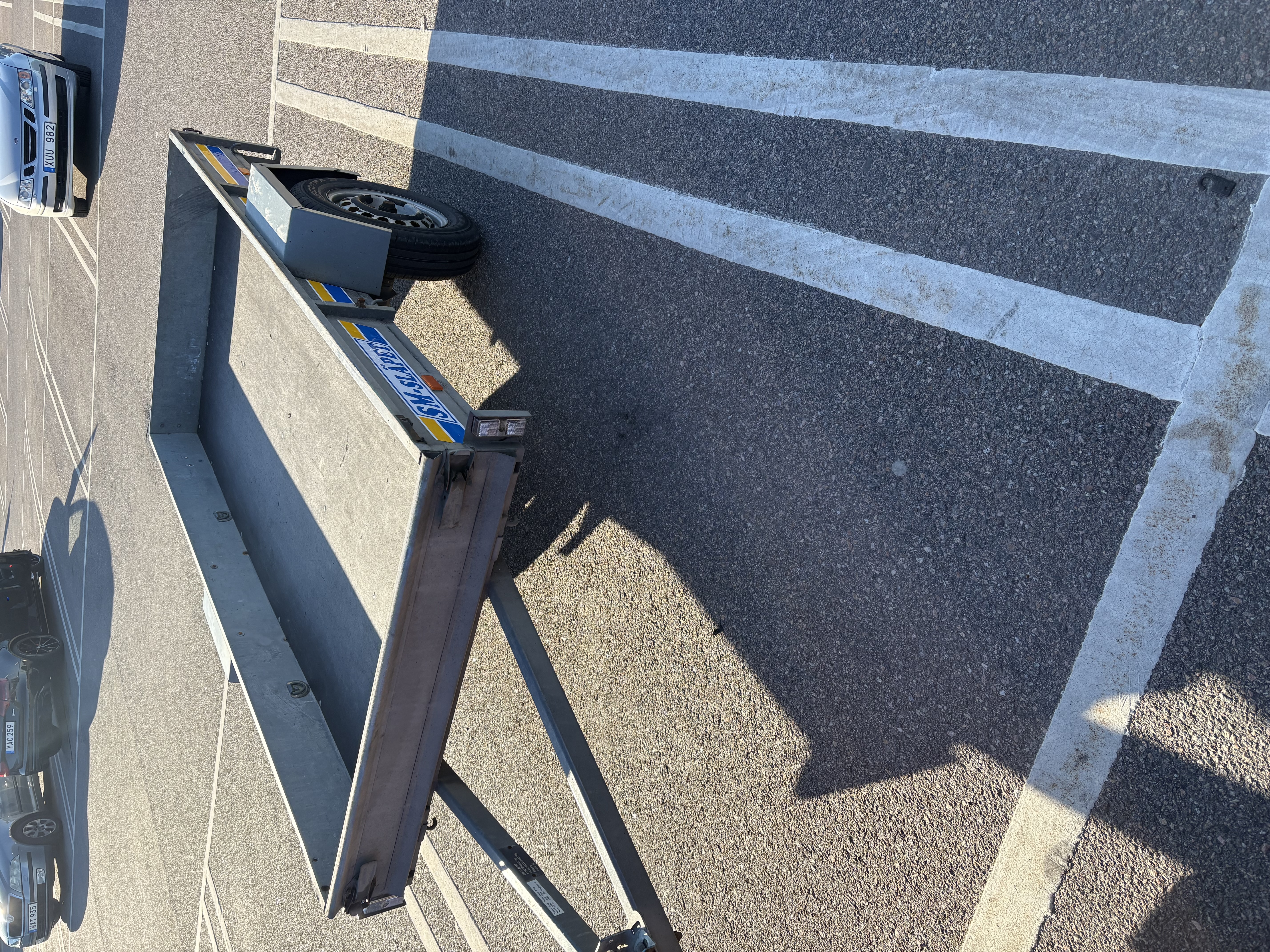 Obromsat släp