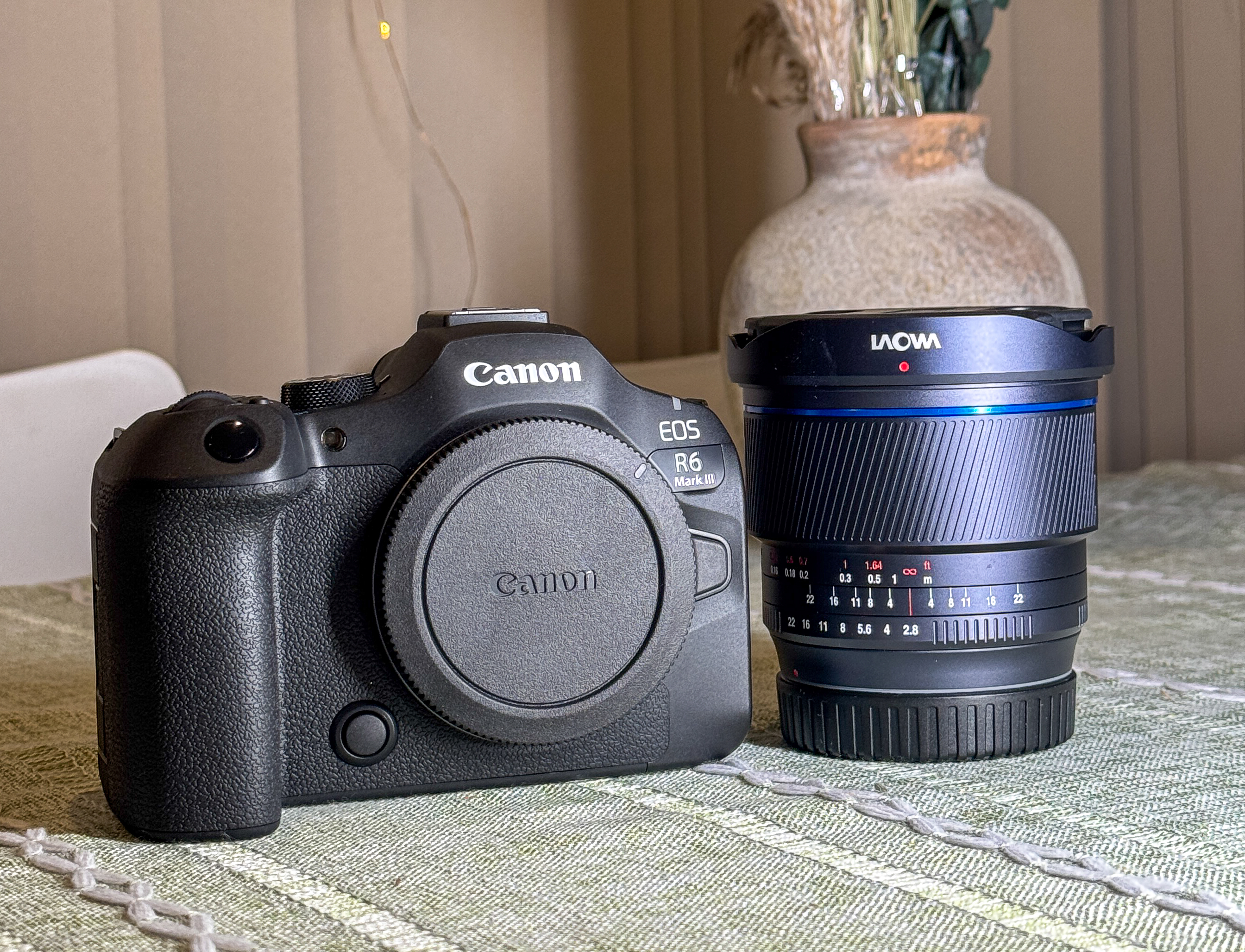 Canon r6 iii with laowa 10mm f2.8 rf canon amount