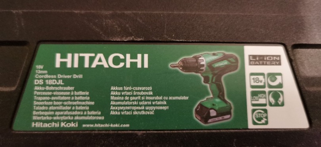 Hitachi skruvdragare