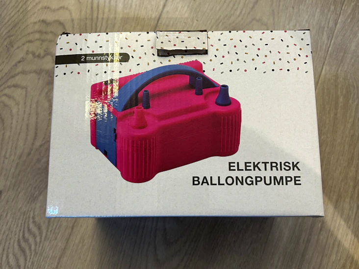 Elektrisk ballongpumpe