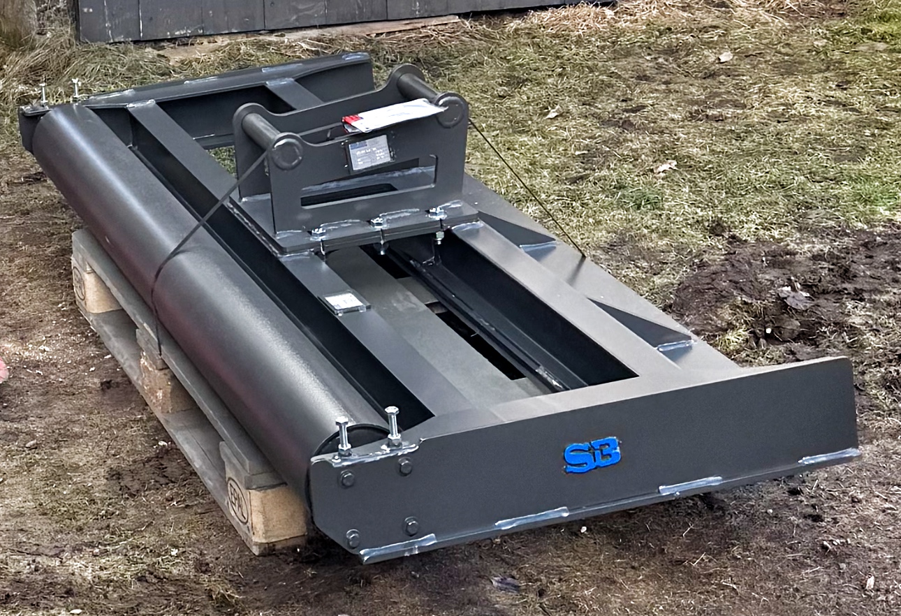 Avjämningsbalk med rulle 2000 mm