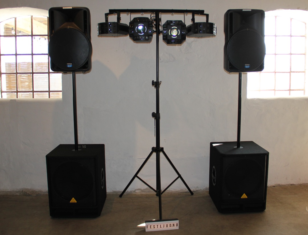 Ljud och ljus till din fest!