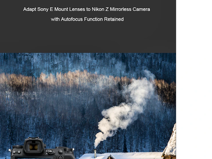 Megadap sony e til nikon z mount adapter