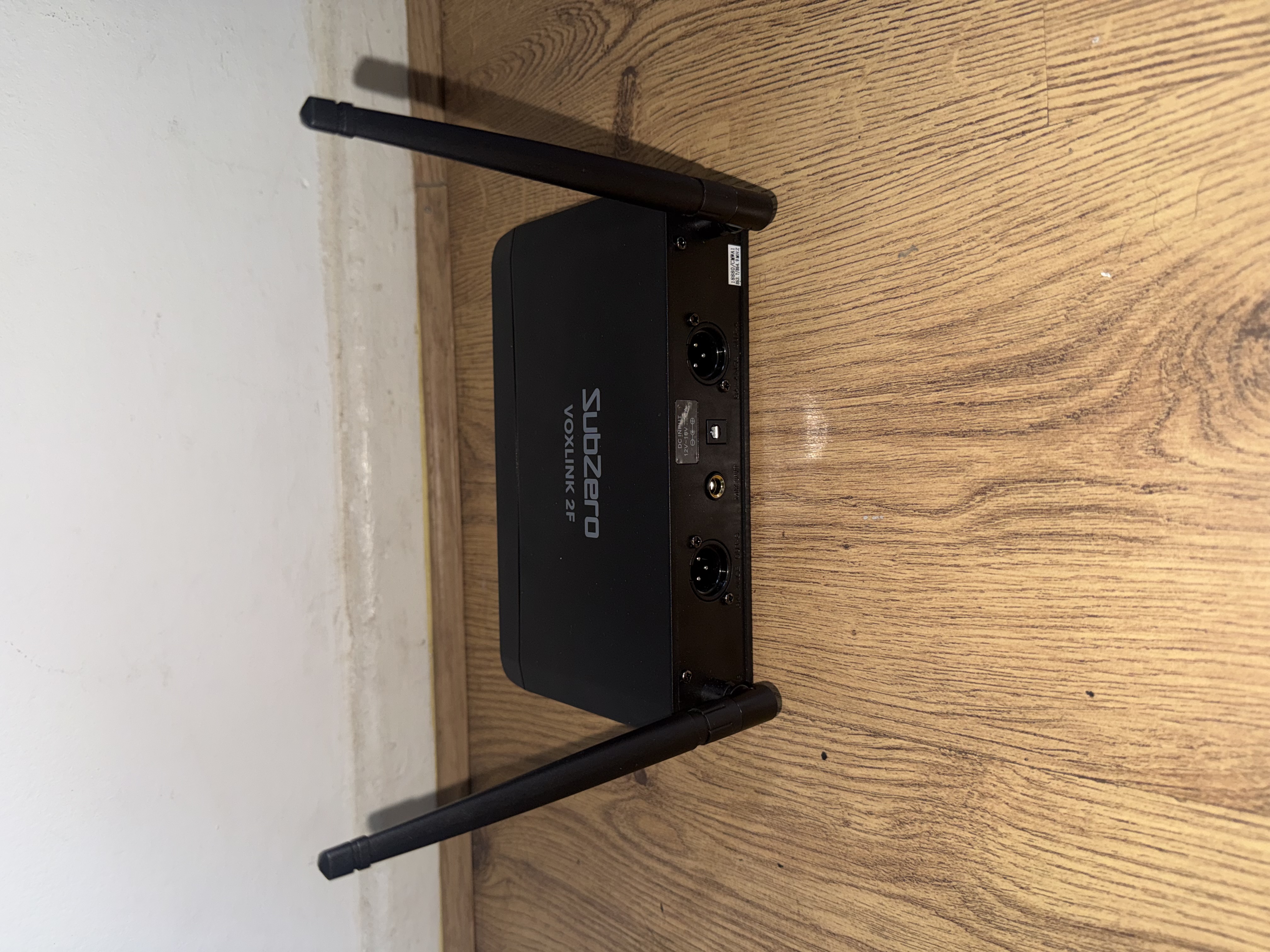 Subzero wireless microphone system with 2 microphones