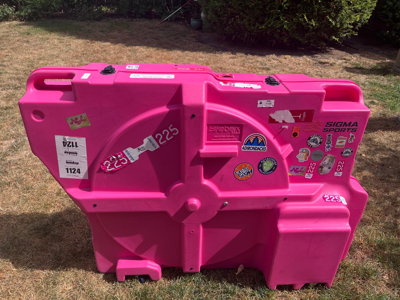 Bike box alan triathlon tt aero easyfit bikebox pink