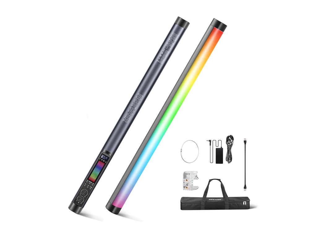 Neewer tl60 rgb tube light 20w full rgbww - set of 2