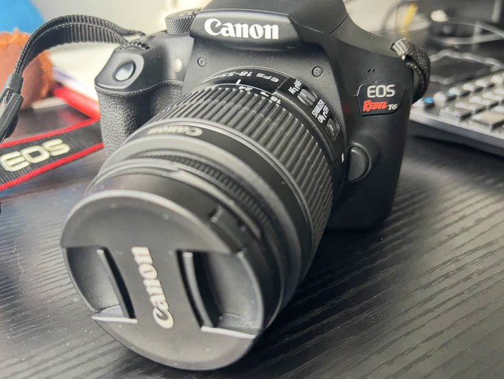 Canon eos rebel t6 dslr camera with efs 18-55mm is ii and ef 75-300mm iii lens