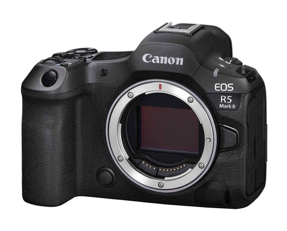 Canon r5 mark ii body with ef-eos r adapter