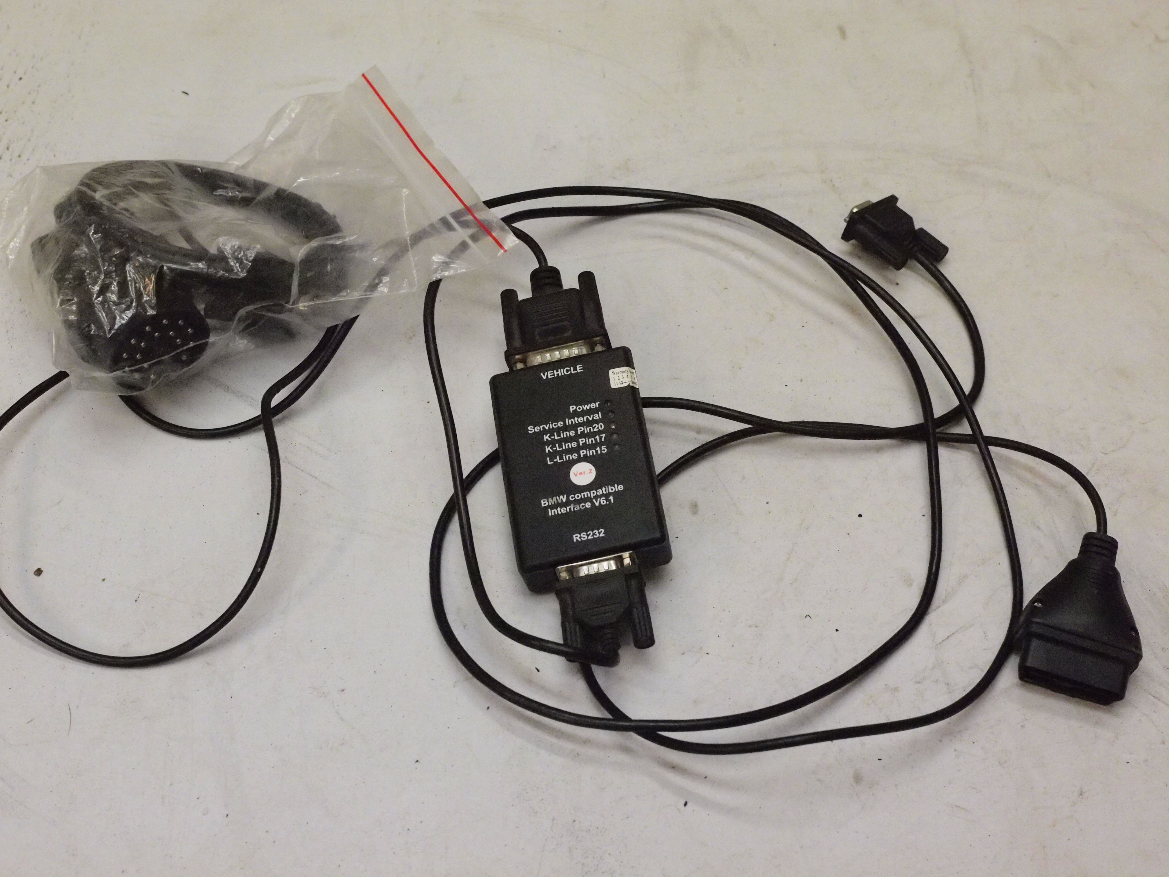 Felkodsläsare bmw obd2/obd1 seriell kabel