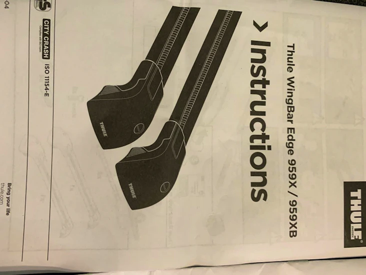 Thule wingbar edge 959