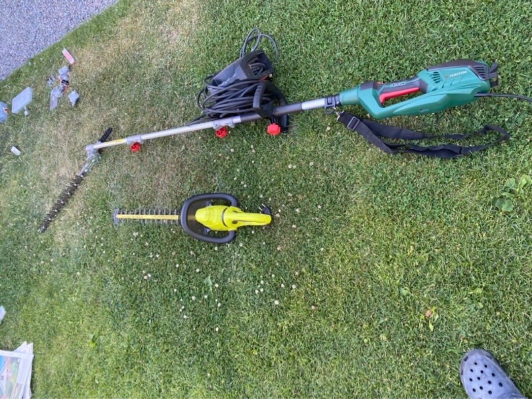 Teleskop plus vanlig häcksax 