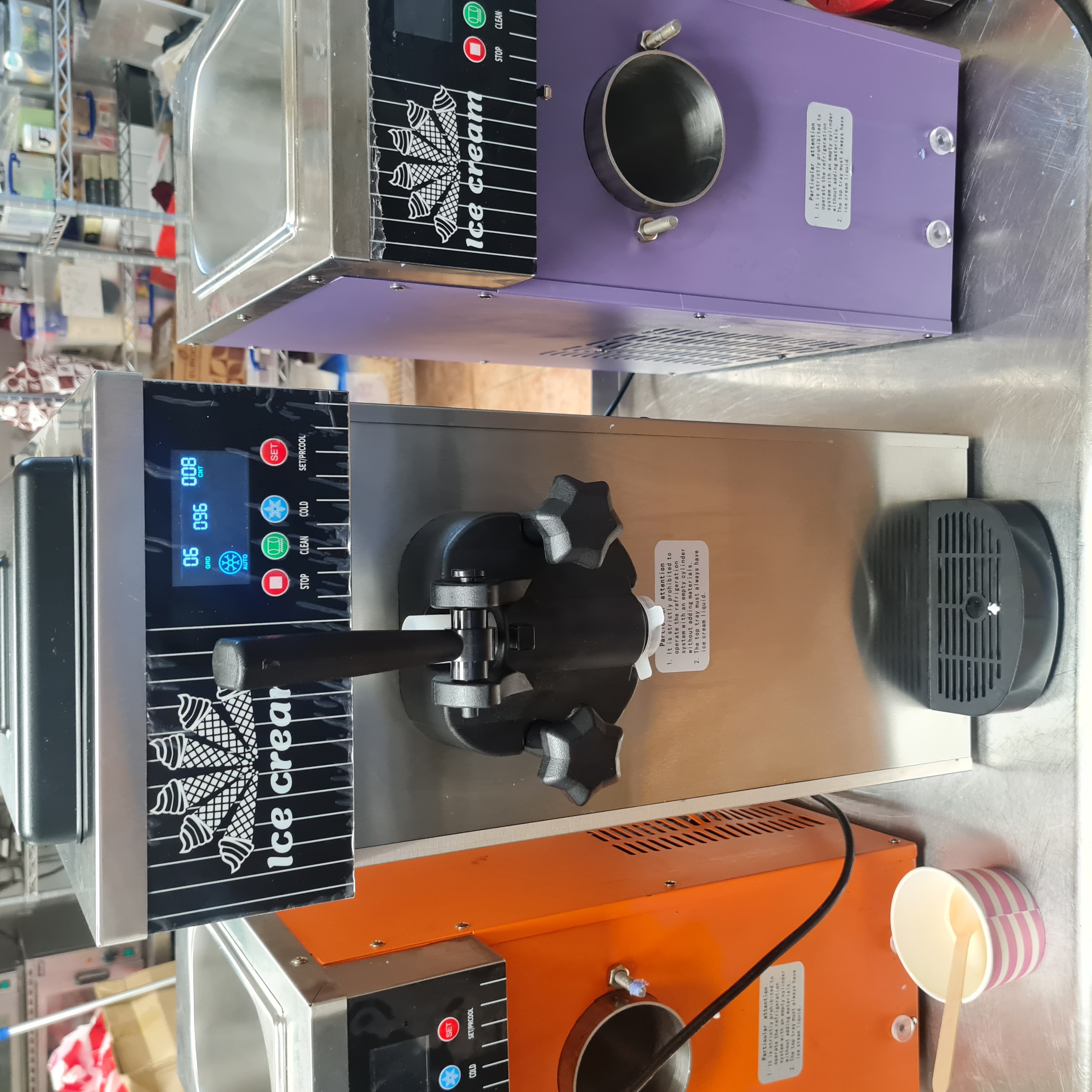 8lt commerical ice cream machine 