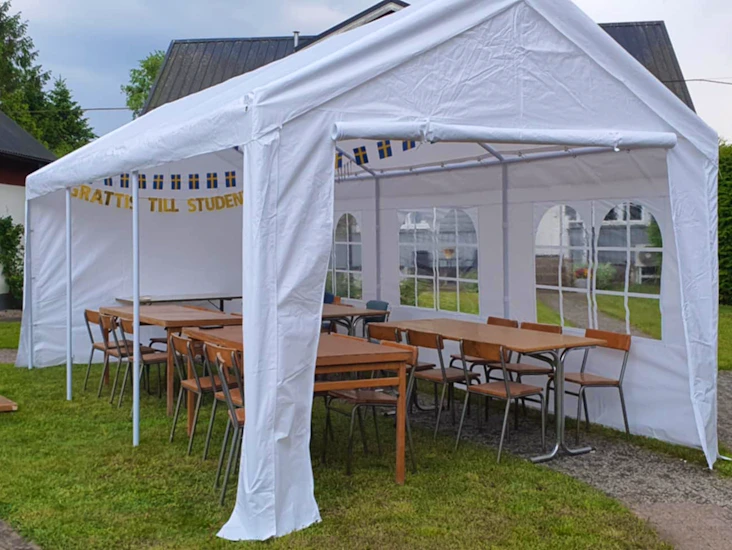 Partytält 3x6 m