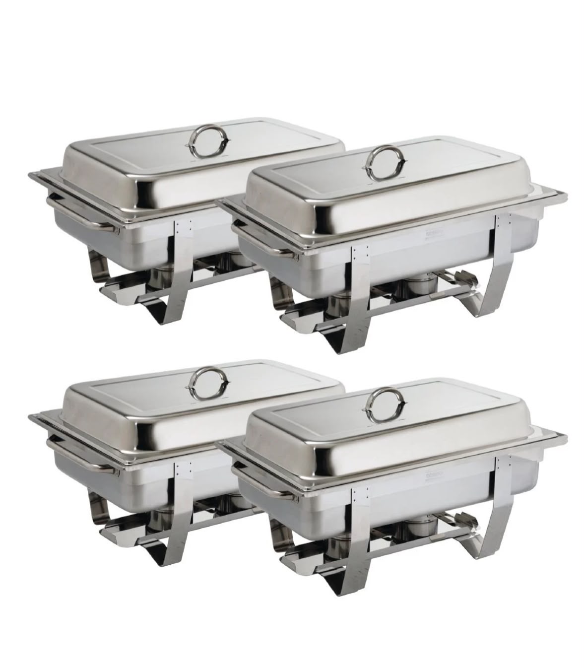 8x chafing dish set for hire